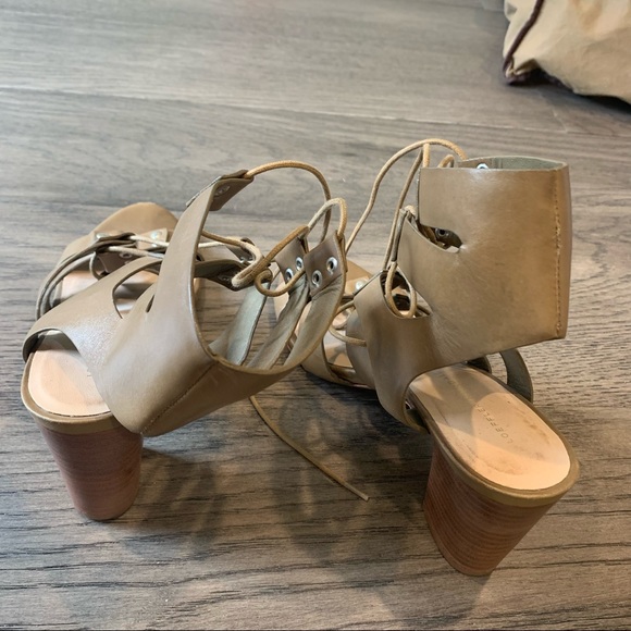 Loeffler Randall Hana Gladiator Sandals Olive 8M - Picture 7 of 10